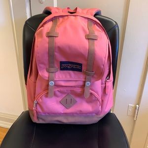 Pink JanSport Backpack